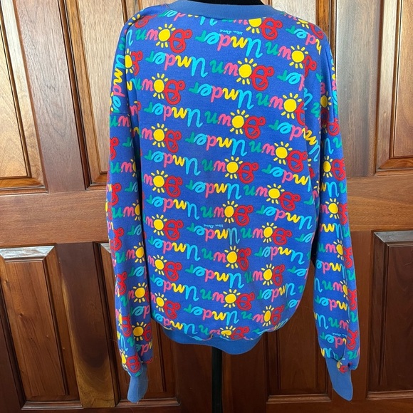 Vintage Ken Done Down Under All Over Print Sweatshirt Medium Made in Australia - Picture 3 of 10